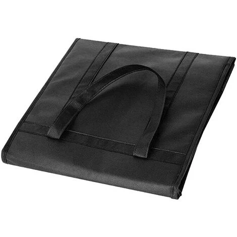 ECHOO Lot De 2, Sac Shopping Pliable, Lunch Bag, 30L, 41 X 23 X 33 Cm, Noir 4 ECHOO Lot De 2, Sac Shopping Pliable, Lunch Bag, 30L, 41 X 23 X 33 Cm, Noir - Image 4