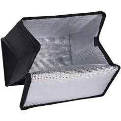 ECHOO Lot De 2, Sac Shopping Pliable, Lunch Bag, 30L, 41 X 23 X 33 Cm, Noir 9 ECHOO Lot De 2, Sac Shopping Pliable, Lunch Bag, 30L, 41 X 23 X 33 Cm, Noir -Vonshef shop 100284690 5