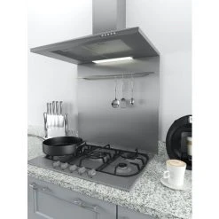 MyAppliances ART1141 S/Steel Splashback With Utensil Rail 70cm