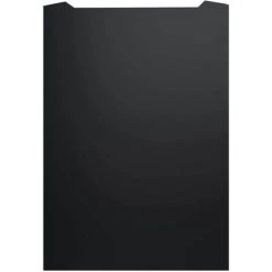 MyAppliances ART1166 Splashback Curved Black Steel 60cm