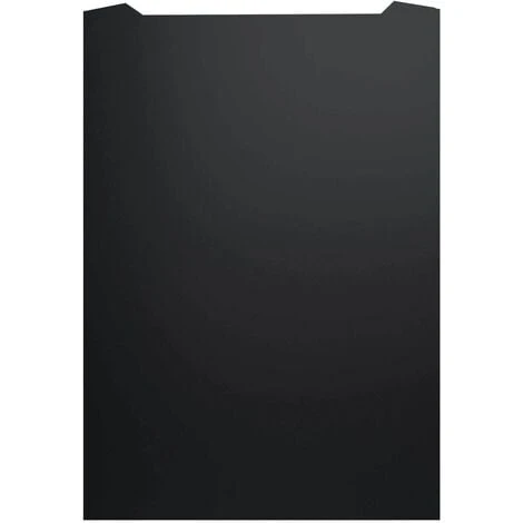 MyAppliances ART1166 Splashback Curved Black Steel 60cm 1 MyAppliances ART1166 Splashback Curved Black Steel 60cm