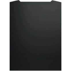 MyAppliances ART1168 Splashback Curved Black Steel 70cm
