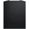 MyAppliances ART1170 Splashback Curved Black Steel 90cm