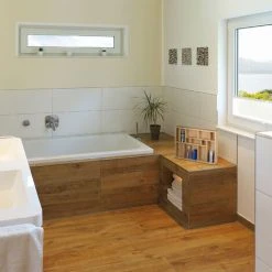 Relaxdays Bamboo Drawer Organiser, 5 X 45 X 32 Cm, Kitchen Organizer With Removable Dividers, Drawer Insert As Cutlery Holder, Natural Brown -Vonshef shop 16077600 5