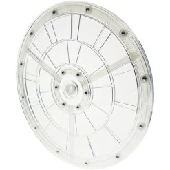 PrimeMatik - Manual Rotating Base Display 30,6 Cm Transparent Lazy Susan -Vonshef shop 16115560 3