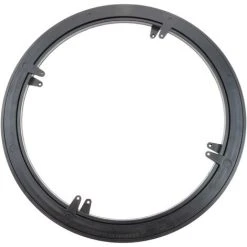 PrimeMatik - Manual Rotating Base Display 45 Cm Black And 30 Kg Load Lazy Susan