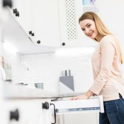 Relaxdays Cutlery Drawer Tray, Extendable, Variable Width, 5 - 7 Compartments, Bamboo Organiser, HWD: 5x48x33.5cm, White -Vonshef shop 16119158 5