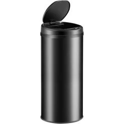Monzana Automatic Sensor Dustbin 30L 40L 56L Waste Bin Kitchen Stainless Steel Trash Can Black
