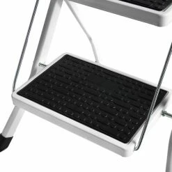 Home Discount 2 Step Stool With Anti-Slip Mat Iron Frame Home DIY Ladder 8 Home Discount 2 Step Stool With Anti-Slip Mat Iron Frame Home DIY Ladder -Vonshef shop 18014035 4
