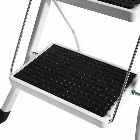 Home Discount 2 Step Stool With Anti-Slip Mat Iron Frame Home DIY Ladder 4 Home Discount 2 Step Stool With Anti-Slip Mat Iron Frame Home DIY Ladder - Image 4