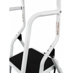 Home Discount 3 Step Ladder With Handrail & Anti-Slip Mat Iron Frame Home DIY Stool 8 Home Discount 3 Step Ladder With Handrail & Anti-Slip Mat Iron Frame Home DIY Stool -Vonshef shop 18014036 4