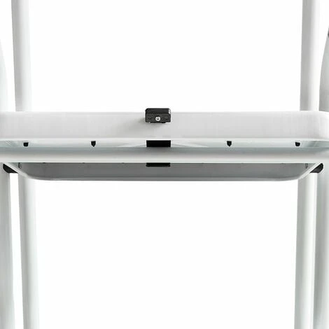 Home Discount 4 Step Ladder With Handrail & Anti-Slip Mat Iron Frame Home DIY Stool 4 Home Discount 4 Step Ladder With Handrail & Anti-Slip Mat Iron Frame Home DIY Stool - Image 4