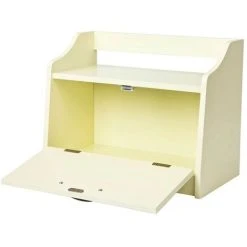 ELEGANT BRANDS Minack Wooden Bread Bin In Buttermilk // Freestanding Worktop Storage Box With Shelf 7 ELEGANT BRANDS Minack Wooden Bread Bin In Buttermilk // Freestanding Worktop Storage Box With Shelf -Vonshef shop 18248068 3