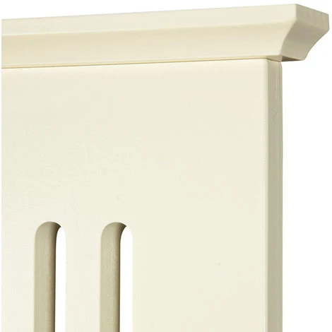 ELEGANT BRANDS Aston Wooden Kitchen Plate Rack In Buttermilk // Wall-mounted Storage With Solid Top Shelf Above And Hooks Below 4 ELEGANT BRANDS Aston Wooden Kitchen Plate Rack In Buttermilk // Wall-mounted Storage With Solid Top Shelf Above And Hooks Below - Image 4