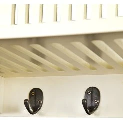 ELEGANT BRANDS Aston Wooden Kitchen Plate Rack In Buttermilk // Wall-mounted Storage With Solid Top Shelf Above And Hooks Below 9 ELEGANT BRANDS Aston Wooden Kitchen Plate Rack In Buttermilk // Wall-mounted Storage With Solid Top Shelf Above And Hooks Below -Vonshef shop 18248096 5