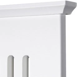 ELEGANT BRANDS Aston Wooden Kitchen Plate Rack In White // Wall-mounted Storage With Solid Top Shelf Above And Hooks Below 7 ELEGANT BRANDS Aston Wooden Kitchen Plate Rack In White // Wall-mounted Storage With Solid Top Shelf Above And Hooks Below -Vonshef shop 18248097 3