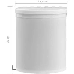 Kitchen Built-in Dust Bin Plastic 12 L VidaXL -Vonshef shop 18890441 3