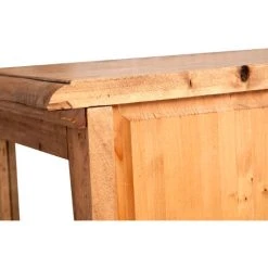 BISCOTTINI Country-style Sold Lime Wood, Natural Finish W55xDP43xH150 Cm Sized Display Case. Made In Italy -Vonshef shop 19299543 5