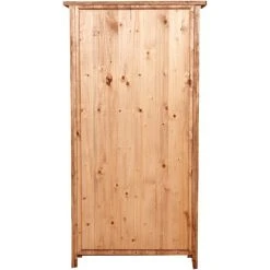 BISCOTTINI Country-style Solid Lime Wood, Antural Finish W68xDP25xH130 Cm Sized Display Case. Made In Italy 7 BISCOTTINI Country-style Solid Lime Wood, Antural Finish W68xDP25xH130 Cm Sized Display Case. Made In Italy -Vonshef shop 19299883 3
