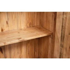 BISCOTTINI Country-style Solid Lime Wood, Natural Finish W68xDP25xH130 Cm Sized Small Cabinet. Made In Italy -Vonshef shop 19299888 4