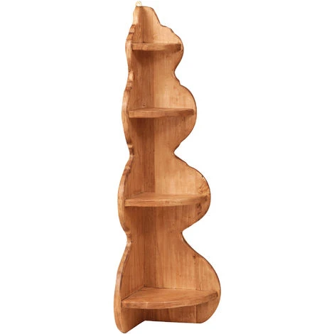 BISCOTTINI Solid Lime Wood Natural Finish W22xDP22xH90 Cm Made In Italy Sized Angled Shelf. 1 BISCOTTINI Solid Lime Wood Natural Finish W22xDP22xH90 Cm Made In Italy Sized Angled Shelf.