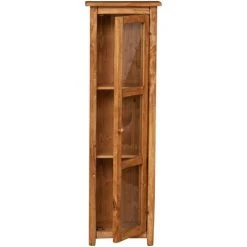 BISCOTTINI Country-style Solid Lime Wood, Natural Finish Sized Display Case. Made In Italy -Vonshef shop 19313580 3