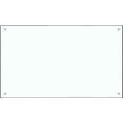 Hommoo Kitchen Backsplash Transparent 100x60 Cm Tempered Glass -Vonshef shop 20466283 3