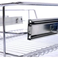 Livingandhome Set Of 2 Pull Out Wire Basket Kitchen Cabinet Larder Organizer Cupboard Drawer, 60CM 9 Livingandhome Set Of 2 Pull Out Wire Basket Kitchen Cabinet Larder Organizer Cupboard Drawer, 60CM -Vonshef shop 23562388 5