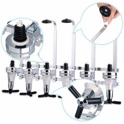 Livingandhome Set Of 6 Wall Wine Drinks Dispenser Bar Butler -Vonshef shop 23694505 3