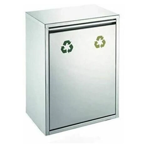 Evre. Evre Stainless Steel Recycling Bin With Removable Multi Compartments 30L(2x15L) 1 Evre. Evre Stainless Steel Recycling Bin With Removable Multi Compartments 30L(2x15L)