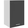 Hanging Cabinet Grey 39.5x31x60 Cm Engineered Wood VidaXL