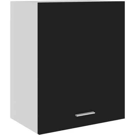 Hanging Cabinet Black 50x31x60 Cm Engineered Wood VidaXL 1 Hanging Cabinet Black 50x31x60 Cm Engineered Wood VidaXL