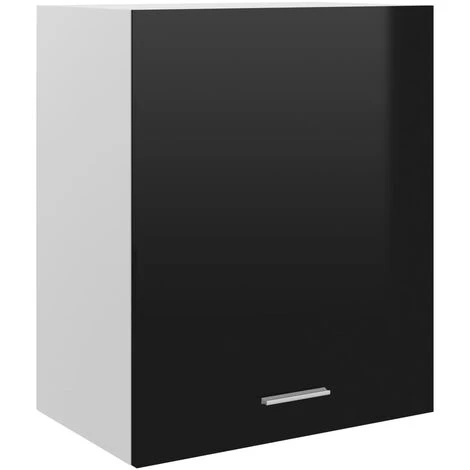 Hanging Cabinet High Gloss Black 50x31x60 Cm Engineered Wood VidaXL 1 Hanging Cabinet High Gloss Black 50x31x60 Cm Engineered Wood VidaXL