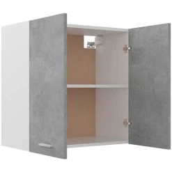 Hanging Cabinet Concrete Grey 60x31x60 Cm Engineered Wood VidaXL 9 Hanging Cabinet Concrete Grey 60x31x60 Cm Engineered Wood VidaXL -Vonshef shop 29112860 5