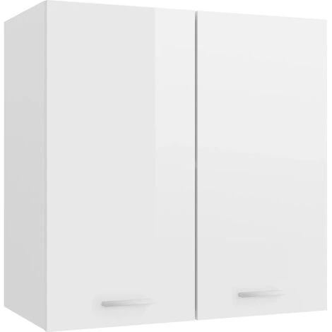 Hanging Cabinet High Gloss White 60x31x60 Cm Engineered Wood VidaXL 1 Hanging Cabinet High Gloss White 60x31x60 Cm Engineered Wood VidaXL
