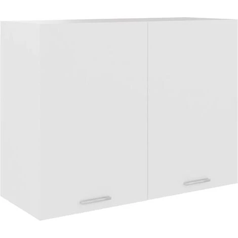 Hanging Cabinet White 80x31x60 Cm Engineered Wood VidaXL 1 Hanging Cabinet White 80x31x60 Cm Engineered Wood VidaXL