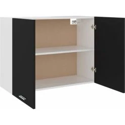 Hanging Cabinet Black 80x31x60 Cm Engineered Wood VidaXL -Vonshef shop 29112874 5