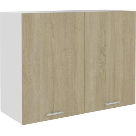 Hanging Cabinet Sonoma Oak 80x31x60 Cm Engineered Wood VidaXL 1 Hanging Cabinet Sonoma Oak 80x31x60 Cm Engineered Wood VidaXL