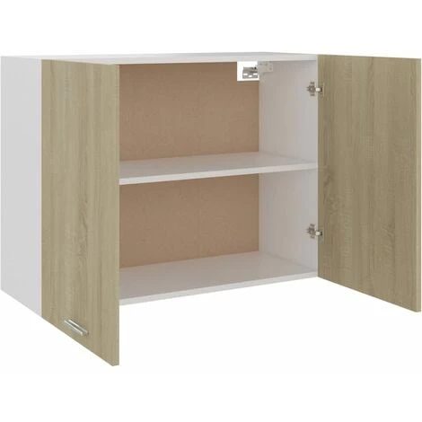 Hanging Cabinet Sonoma Oak 80x31x60 Cm Engineered Wood VidaXL 5 Hanging Cabinet Sonoma Oak 80x31x60 Cm Engineered Wood VidaXL - Image 5