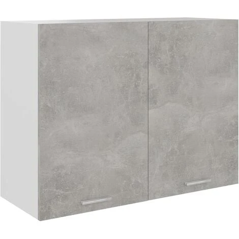Hanging Cabinet Concrete Grey 80x31x60 Cm Engineered Wood VidaXL 1 Hanging Cabinet Concrete Grey 80x31x60 Cm Engineered Wood VidaXL