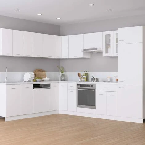 Drawer Bottom Cabinet White 30x46x81.5 Cm Engineered Wood VidaXL 4 Drawer Bottom Cabinet White 30x46x81.5 Cm Engineered Wood VidaXL - Image 4