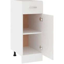 Drawer Bottom Cabinet White 30x46x81.5 Cm Engineered Wood VidaXL 9 Drawer Bottom Cabinet White 30x46x81.5 Cm Engineered Wood VidaXL -Vonshef shop 29173777 5