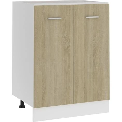 Bottom Cabinet Sonoma Oak 60x46x81.5 Cm Engineered Wood VidaXL 1 Bottom Cabinet Sonoma Oak 60x46x81.5 Cm Engineered Wood VidaXL