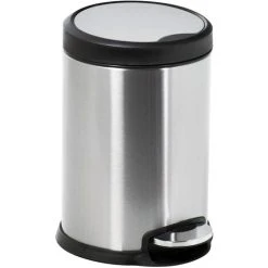 Showerdrape Aero Collection Stainless Steel Satin 3 Litre Pedal Bin
