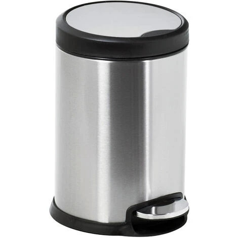 Showerdrape Aero Collection Stainless Steel Satin 3 Litre Pedal Bin 1 Showerdrape Aero Collection Stainless Steel Satin 3 Litre Pedal Bin