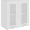 Hanging Glass Cabinet White 60x31x60 Cm Engineered Wood VidaXL