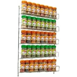 NEO DIRECT Neo 5 Tier Spice Rack For Kitchen Door Cupboard Or Wall