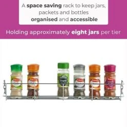 NEO DIRECT Neo 5 Tier Spice Rack For Kitchen Door Cupboard Or Wall 9 NEO DIRECT Neo 5 Tier Spice Rack For Kitchen Door Cupboard Or Wall -Vonshef shop 31028403 5