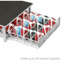 Maison & White Tassimo 60 Pod Holder Drawer In Grey M&W -Vonshef shop 32127579 3
