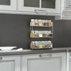Maison & White 3 Tier Herb & Spice Rack Rose Gold M&W 8 Maison & White 3 Tier Herb & Spice Rack Rose Gold M&W -Vonshef shop 32127616 4